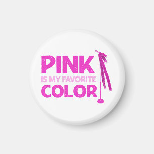 Pink Is My Favourite Colour Magnet