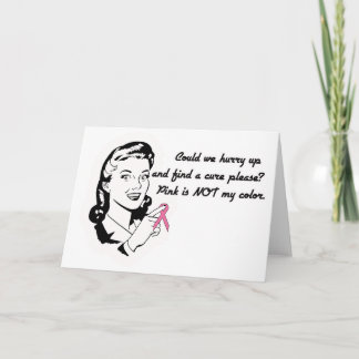 Pink is Not My Colour! Card