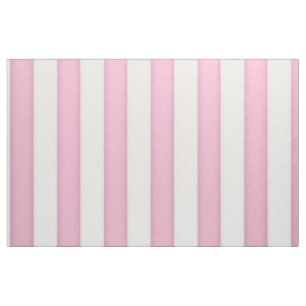 Pink & Ivory Victorian Stripes Fabric