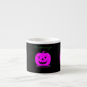 Pink Jack o'lantern Halloween Thunder_Cove Espresso Cup