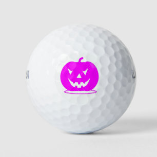 Pink Jack o'lantern Halloween Thunder_Cove Golf Balls
