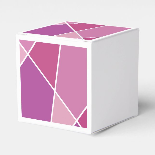 Pink JanaiCreates Color Collection Favor Box (Front Side)