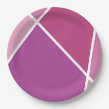 Pink JanaiCreates Color Collection Paper Plates