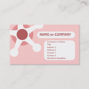 pink jax business card