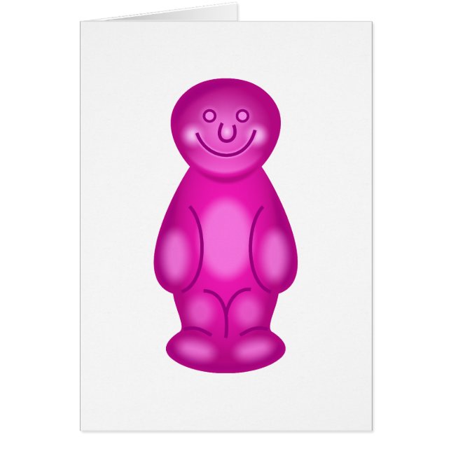 Pink Jelly Baby (Front)