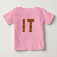 Pink jersey T-shirt Babies CHOCOLAT ITALY