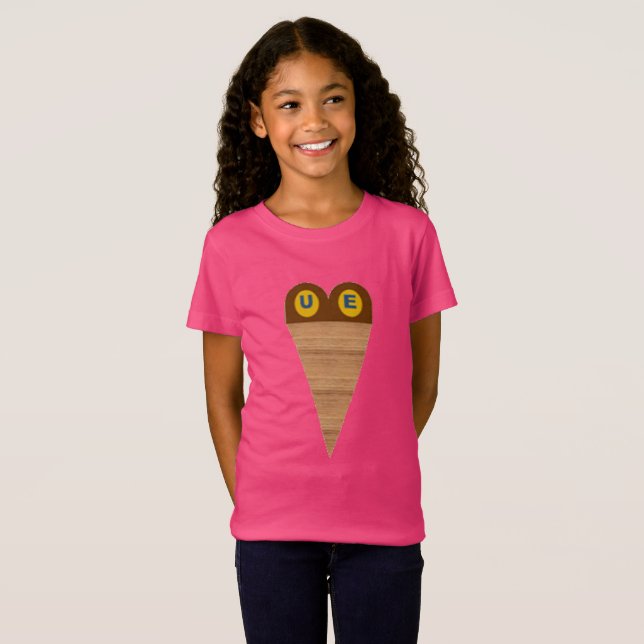 Pink Jersey T-shirt EU GLACES (Front Full)