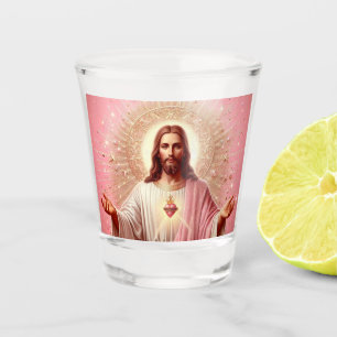Pink Jesus shot glasses! Glass
