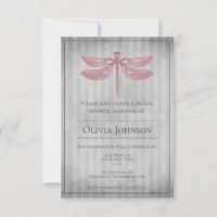 Pink Jewelled Dragonfly Bridal Shower