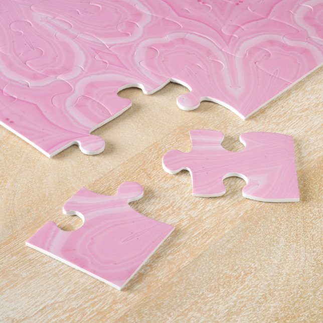 Pink Jigsaw Puzzle (Side)