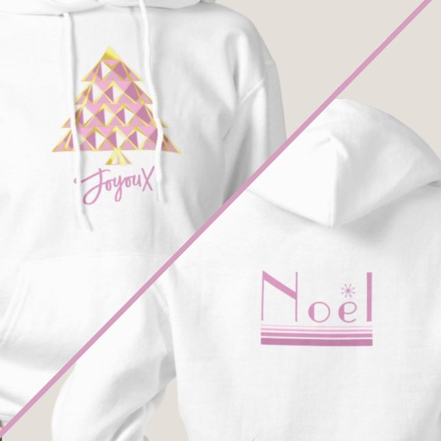 Pink Joyoux Noel Christmas T-Shirt Hoodie (Creator Uploaded)