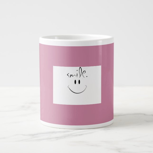 Pink Jumbo Mug (Front)