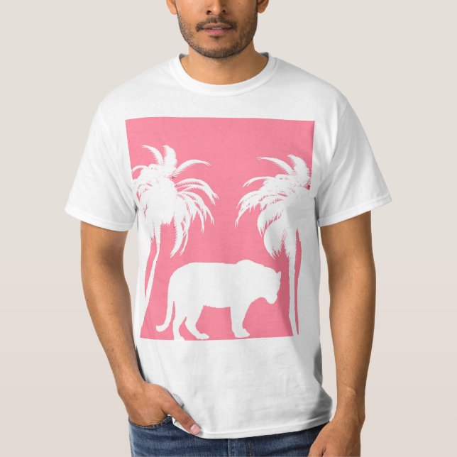 Pink jungle T-Shirt (Front)