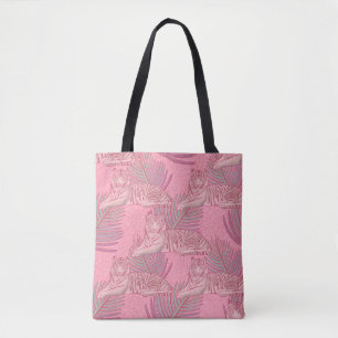 Pink Jungle Tiger Pattern Tote Bag