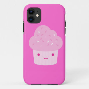 Pink Kawaii Cupcake Case-Mate iPhone Case