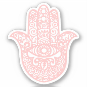 Pink Khamsa Hand Good luck