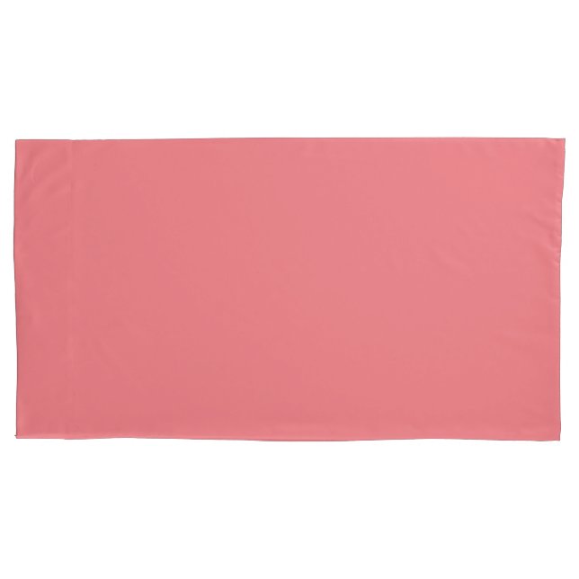 Pink King Size Pillow Case Pair (Front-Left)