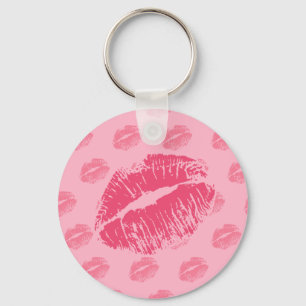 Pink Kiss Key Ring