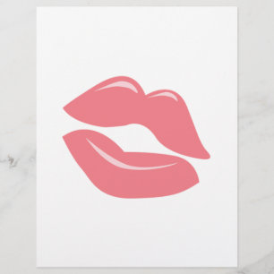 Pink Kissy Lips