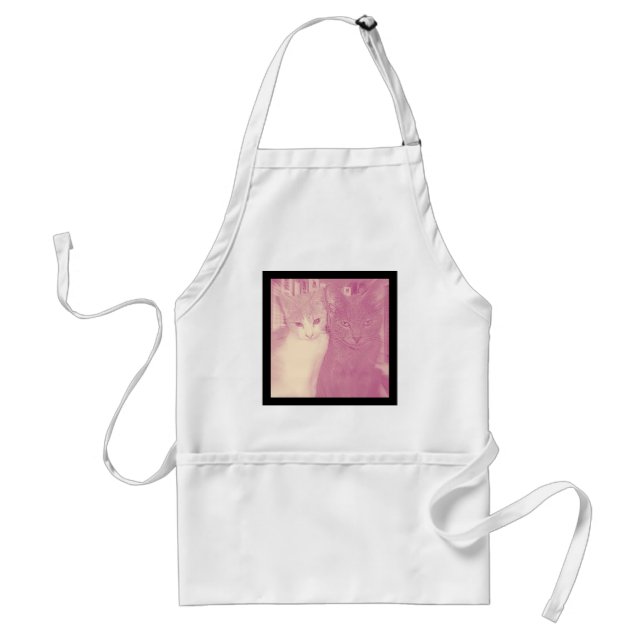 Pink Kitties Standard Apron (Front)