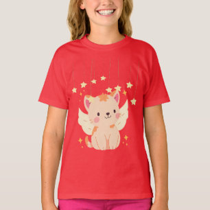 “Pink Kitty – Adorable Cat Tee” T-Shirt