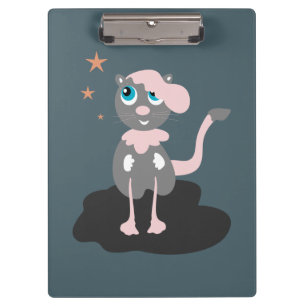 Pink Kitty Clipboard