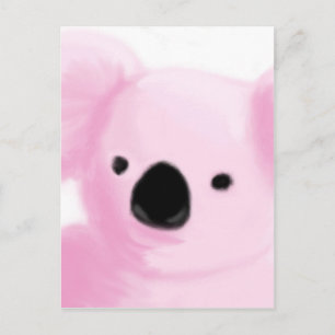 Pink Koala Postcard
