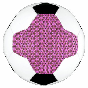 Pink Labyrinth Soccer Ball