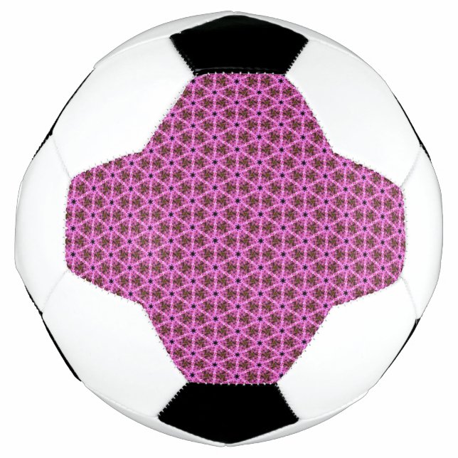 Pink Labyrinth  Soccer Ball (Front)
