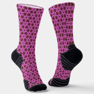 Pink Labyrinth Socks