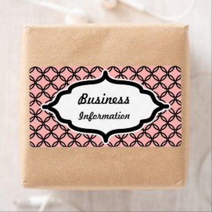 Pink Lace Custom Labels