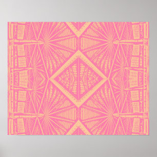 PINK LACE -  Digital - Fractal Art - Poster