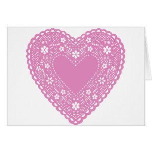 Pink Lace Heart