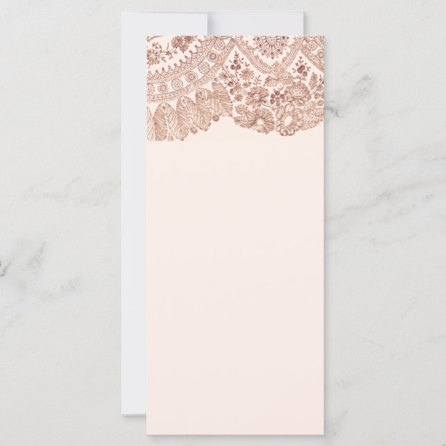 Pink Lace With Roses (Front)