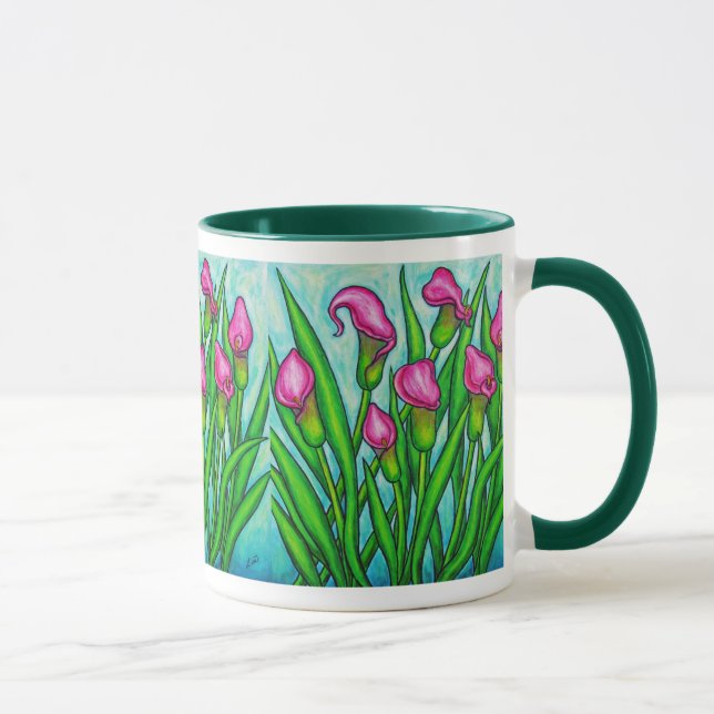Pink Ladies - Calla Lily Coffee Mug (Right)