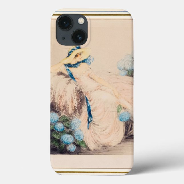 Pink Lady, 1933 by Louis Icart Case-Mate iPhone Case (Back)