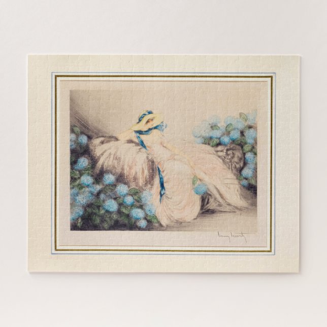 Pink Lady, 1933 by Louis Icart Jigsaw Puzzle (Horizontal)