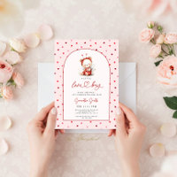Pink ladybug Baby Shower Girl
