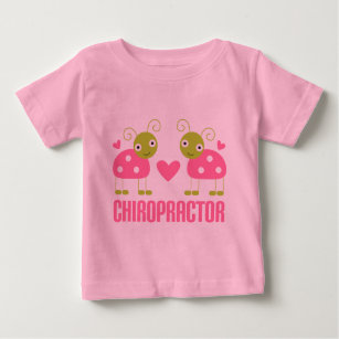 Pink Ladybug Chiropractor Gift Baby T-Shirt