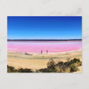 Pink Lake, Port Gregory Western Australia Postcard
