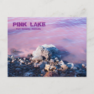 Pink Lake Postcard