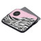 Pink Laptop Monogram Zebra Sleeves