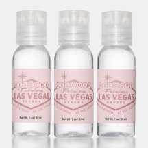 Pink Las Vegas Welcome Custom Party Favour