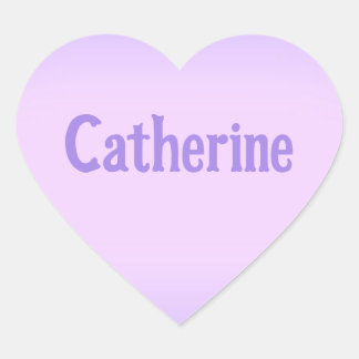 Pink Lavender Catherine Heart Sticker