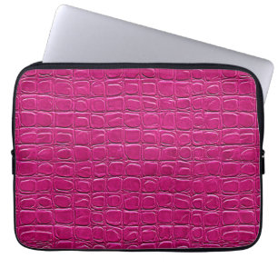 💗 Pink Leather Chic Home Style Laptop ✨ Sleeve