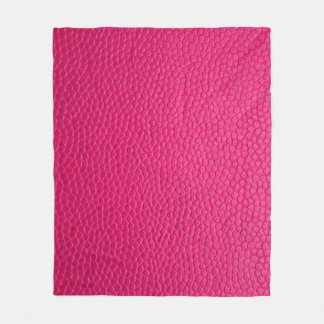 Pink leather leather texture skin fleece blanket