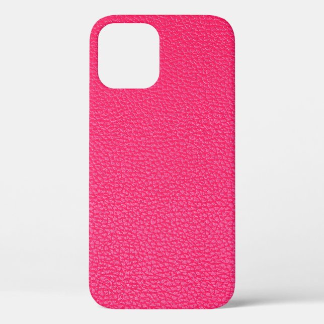 Pink leather texture Case-Mate iPhone case (Back)