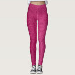 Pink Leather Texture Yoga Pants<br><div class="desc">Pink Leather Texture Yoga Pants</div>