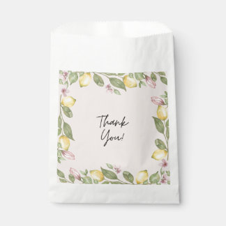 Pink Lemon Favour Bag
