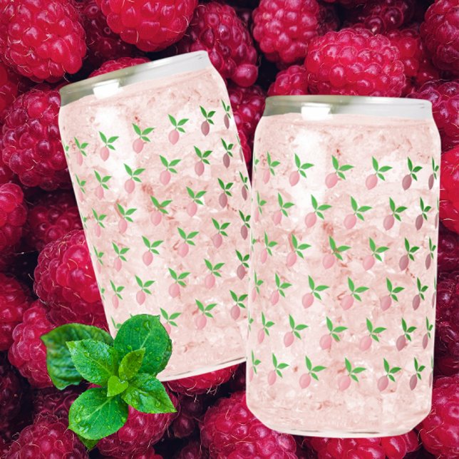 Pink Lemon Lemonade  Can Glass (So refreshing on a hot summer day!)